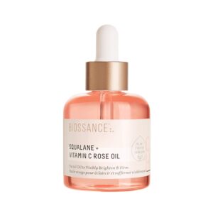 BIOSSANCE Squalane + Vitamin C Rose Advanced Facial Oil